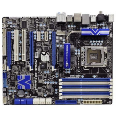 애즈락 [해외]ASRock 소켓 1366/ 인텔 X58/ 쿼드 CrossFireX & Quad SLI/ SATA3&USB3.0/ A&GbE/ATX 마더보드 X58 Extreme6