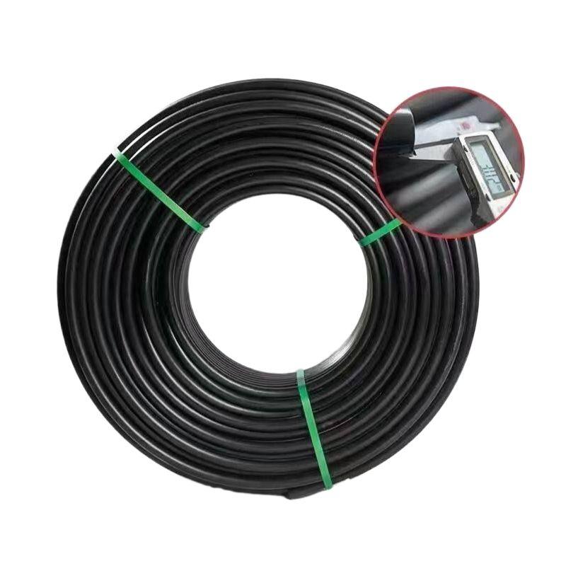 농업용 흑편사호스 PE 파이프 원예용 관개 관수자재 수도관 고무호스 25x2.3mm (6분관) 200m - 상세 이미지 4