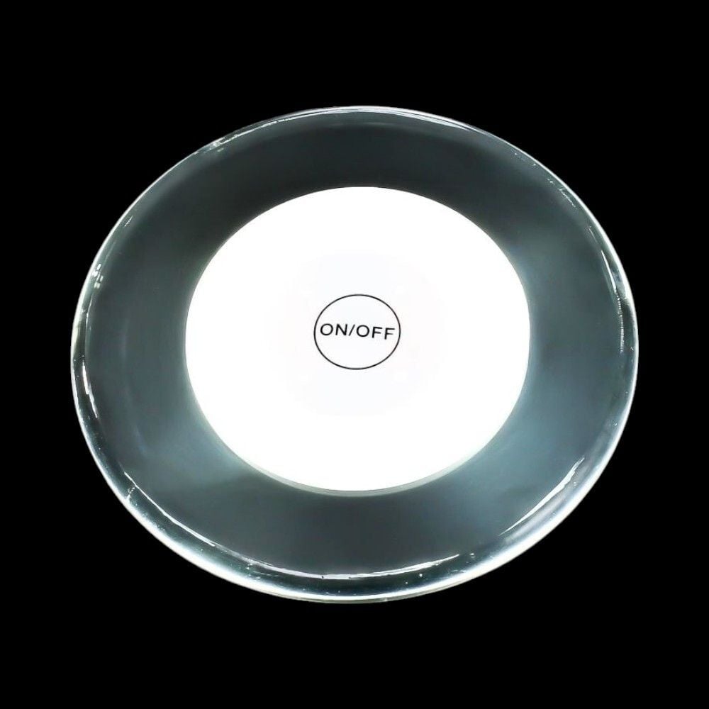 원형 LED 컵받침 (10x10cm 퓨어화이트) DK32 - 상품 이미지