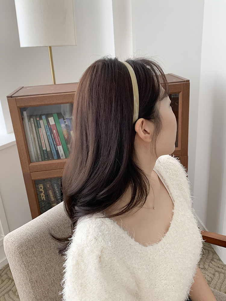 Barrette La France, 슬림 헤드밴드 - 셀룰로오스 얇은 호피 프랑스머리띠 - 상세 이미지 5