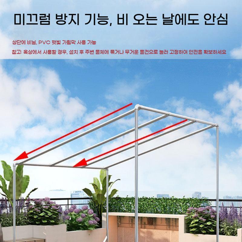 비닐하우스 농막 강관 프레임 옥상 텃밭 조립식 창고 - 상세 이미지 3