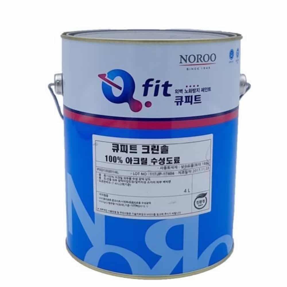 외벽 페인트 반무광 4L 파란색 4종 택1 주차장페인트 수성페인트 - 상품 이미지