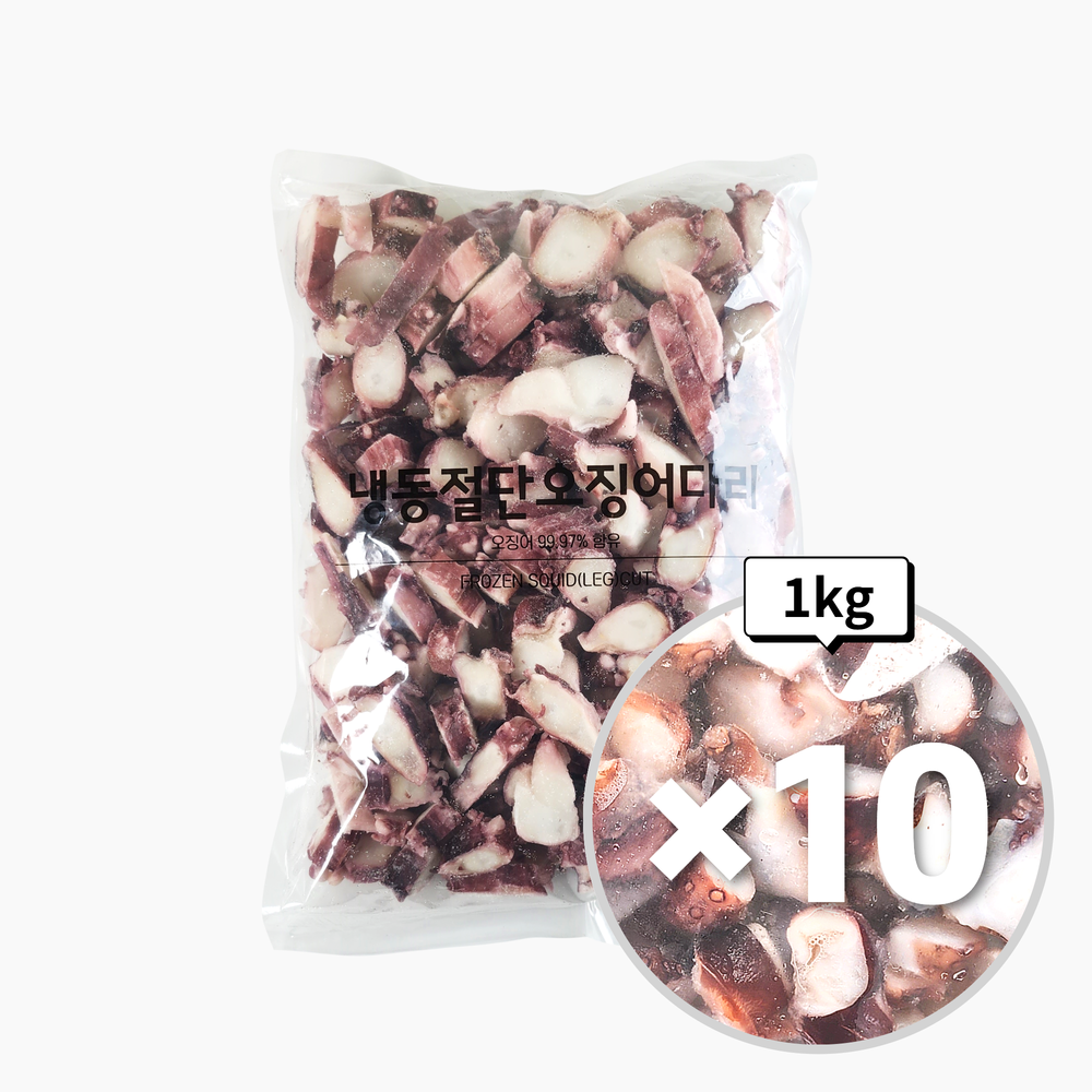 아토 가문어 오징어 다리 슬라이스 AT 타코야끼 단족 1kg, 10개 - 상품 이미지