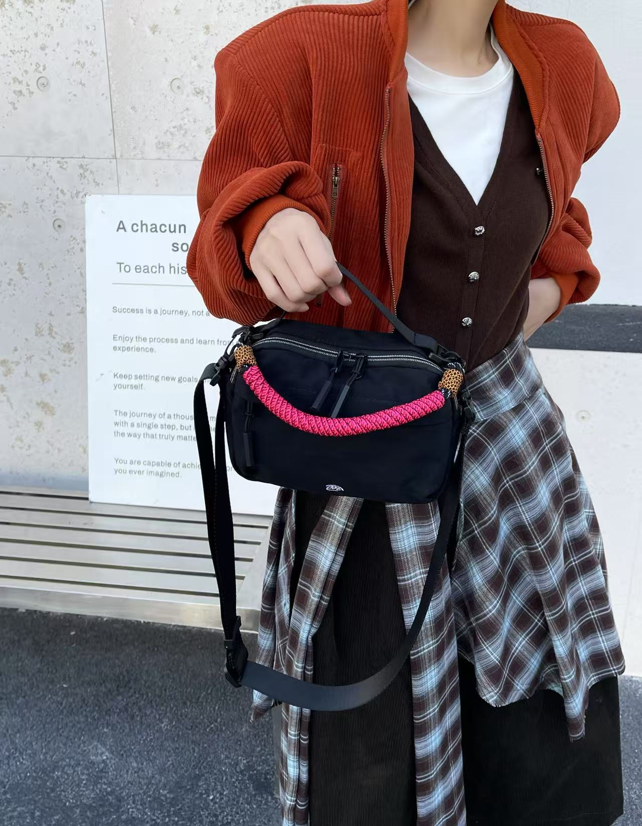 mddas 수납천재 여행용 크로스백 나일론 유럽여행가방 핸드폰 가벼운 슬링백 크로스 미니