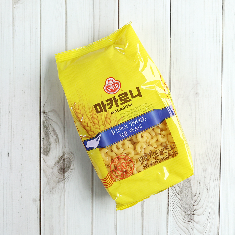 오뚜기 마카로니면 마카로니파스타 업소용 튀르키예 500g x 5개 - 상품 이미지