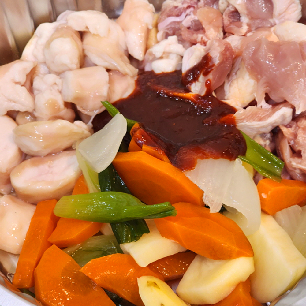 한우 대창 닭볶음 전골 대창닭도리탕 밀키트 1kg 칼칼한 안주 대도리탕 이미지 7