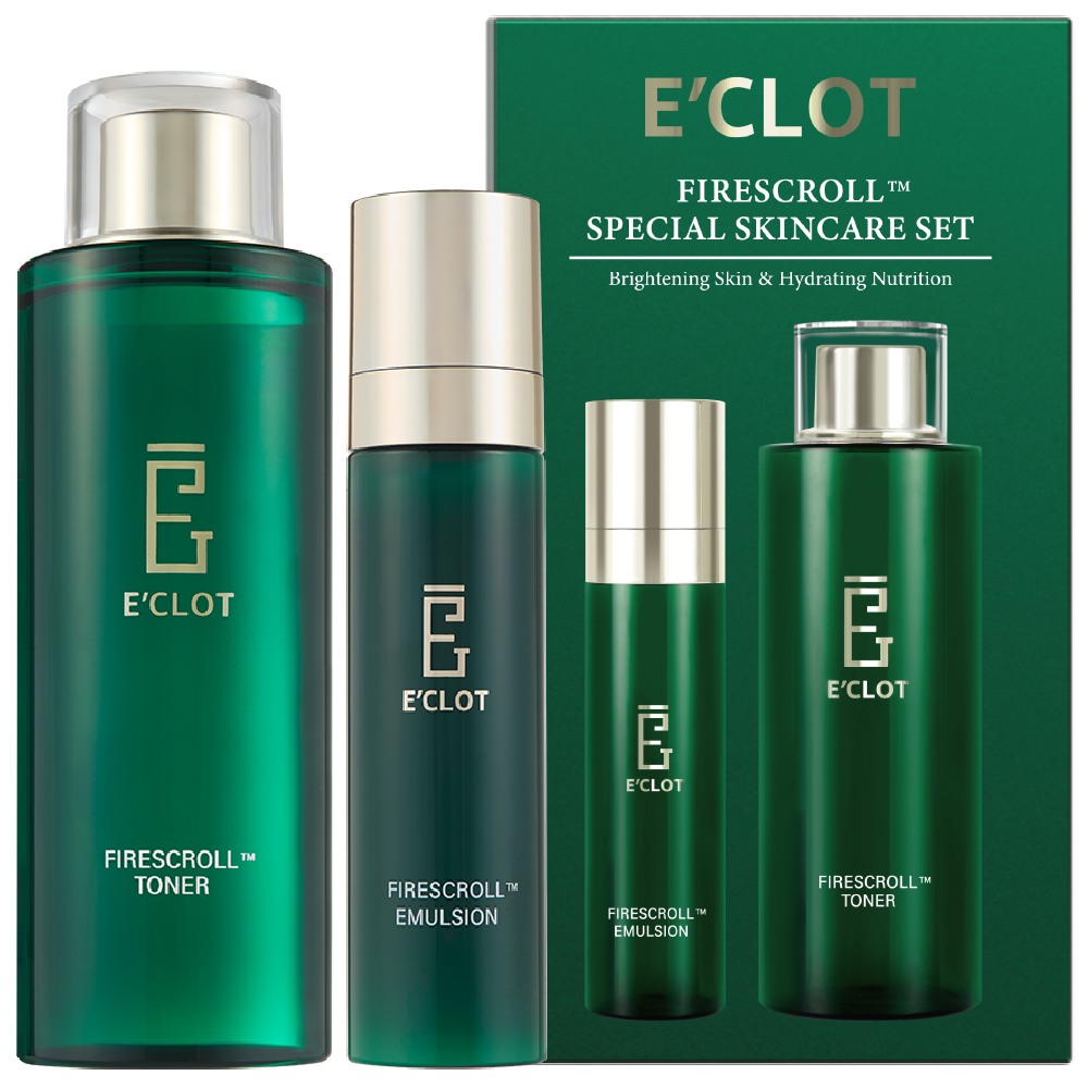 익클로 파이어스롤 탄력 진정 토너 350ml + 에멀전 100ml 스킨 케어 2종 세트 - 상품 이미지