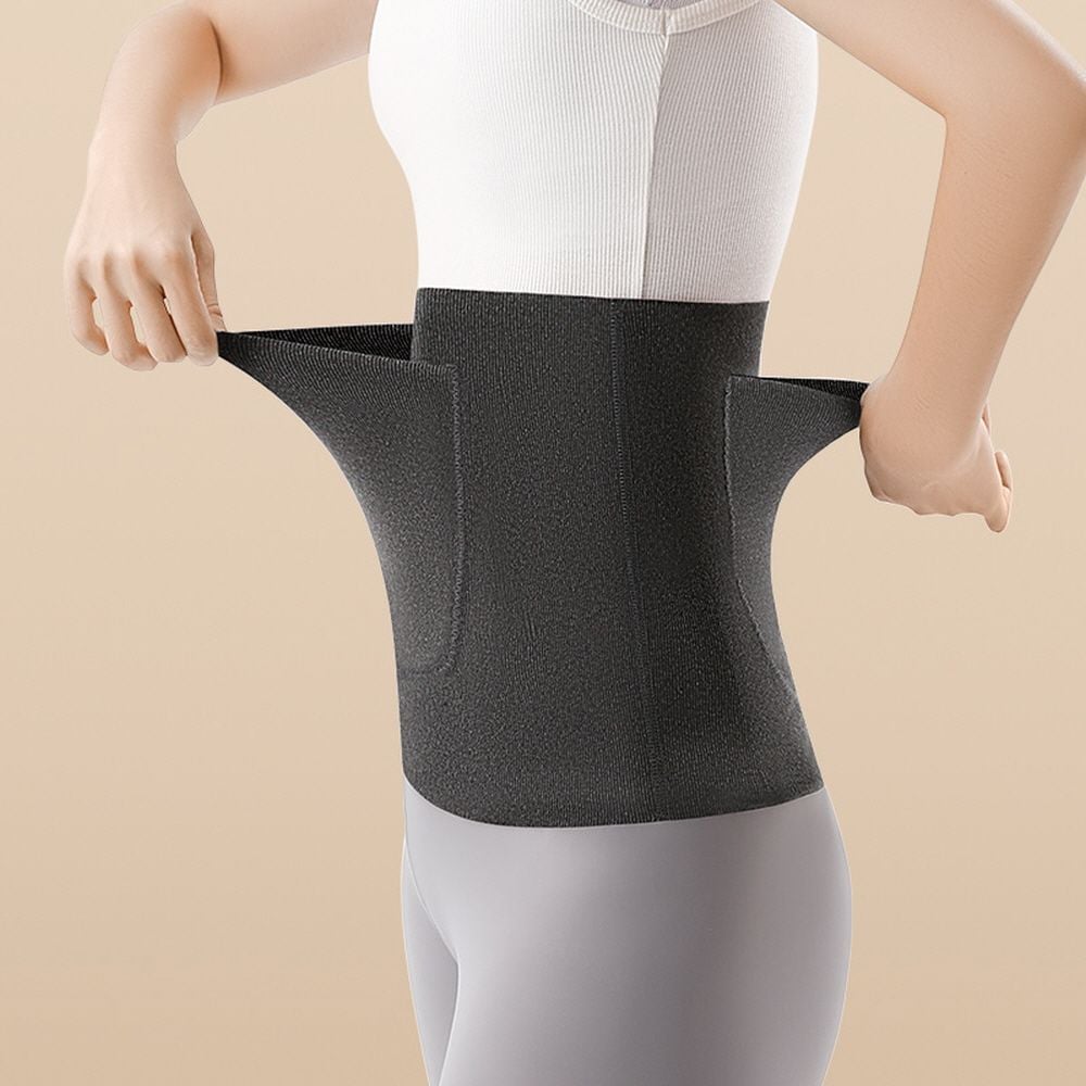 촉감좋은 여성 워머 핫팩 주머니 보호대 블랙 - 상품 이미지