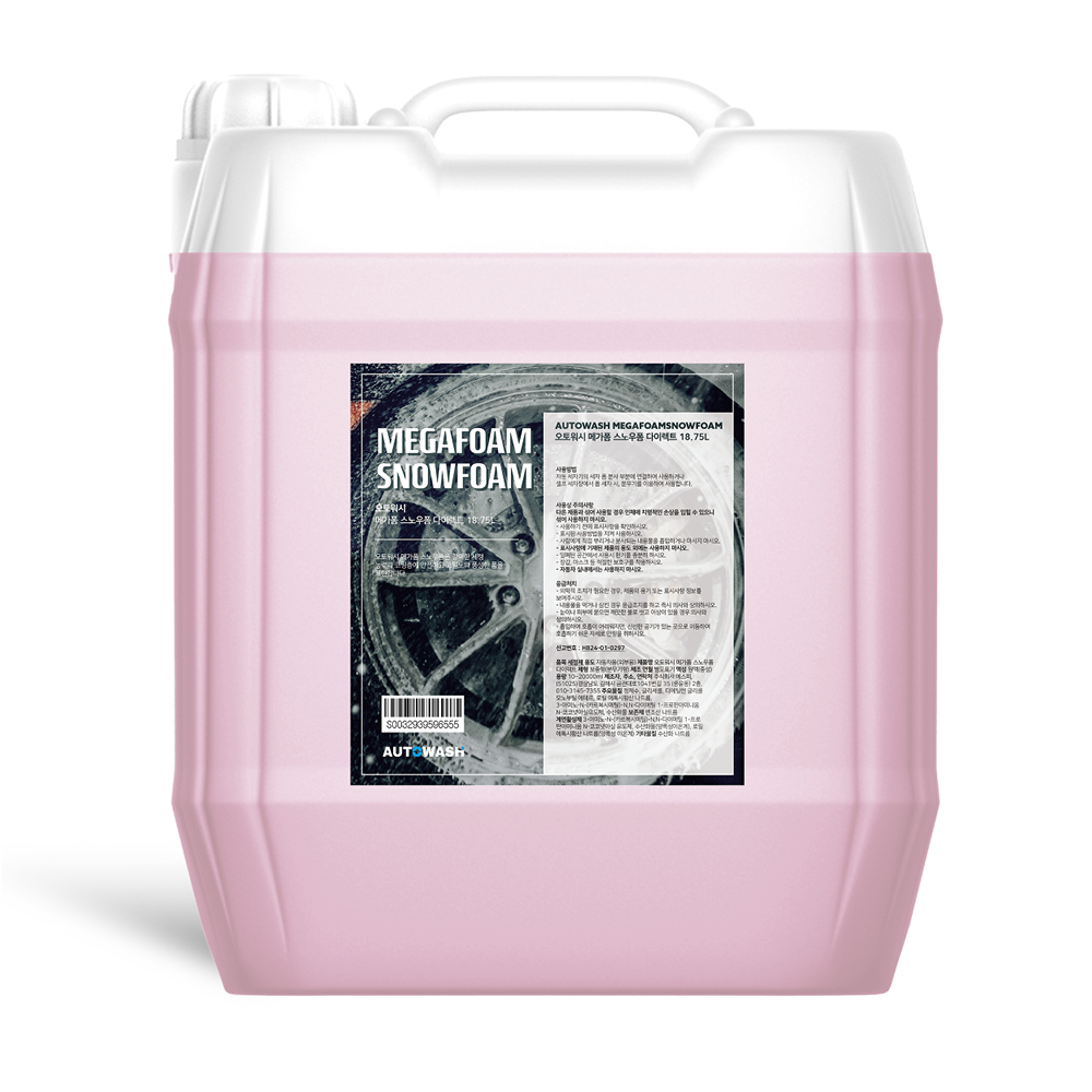 오토워시 메가폼 스노우폼 다이렉트 10:1 대용량 18.75L, 1개 제품 이미지