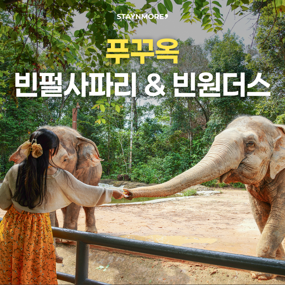 푸꾸옥 빈펄 사파리 빈원더스 콤보 입장권 QR티켓 - 상품 이미지