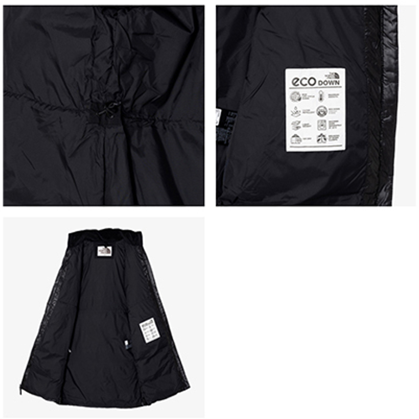 노스페이스 눕시 롱다운 패딩 NJ1DQ90 데일리 아우터 이미지 7