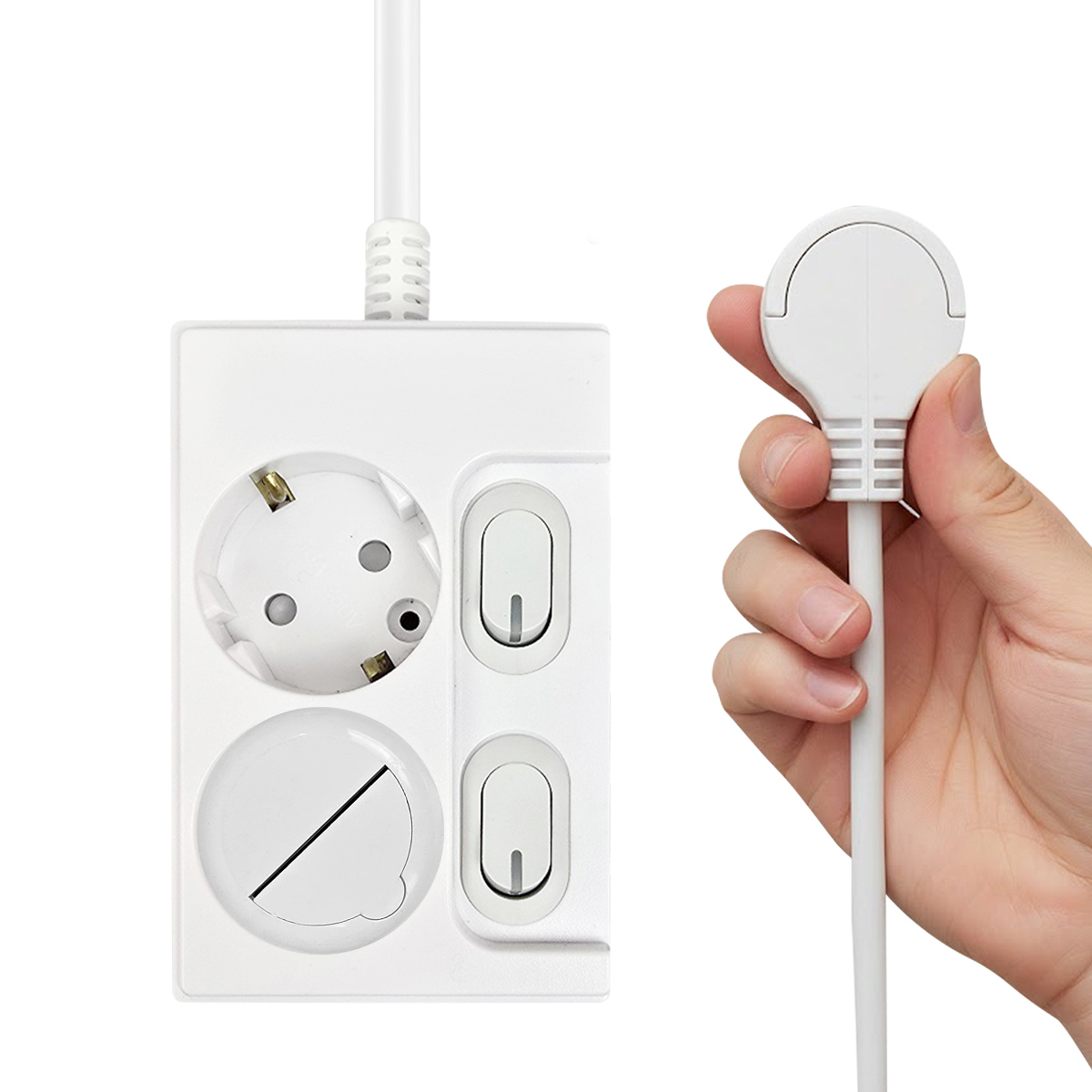 원스탑 제로갭 국산 슬림 납작 멀티탭 2구 개별스위치 안전커버포함 1m 실사용 후기 | 효과 있을까? - 대표 이미지