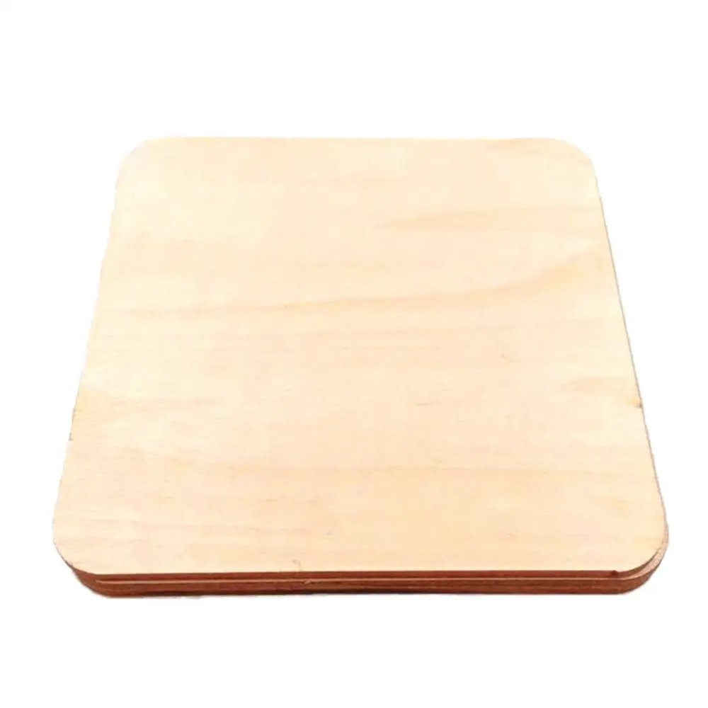 DIY목재 사각나무판(100x100mm) 10pcs 우드자재 - 상품 이미지