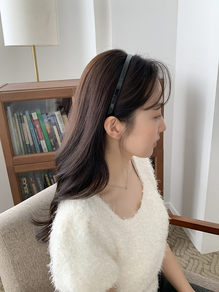 Barrette La France, 슬림 헤드밴드 - 셀룰로오스 얇은 호피 프랑스머리띠 - 상세 이미지 3