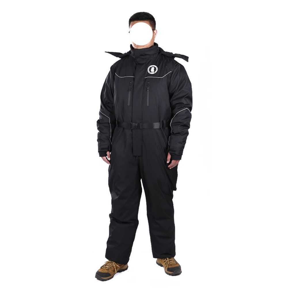 스즈키복 방한복 겨울 작업복 보온 상하의 야외용 A형 블랙(M-4XL) - 상세 이미지 2