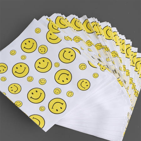 굿픽몰 90p 스마일 종이봉투 11x14cm 쿠키봉투