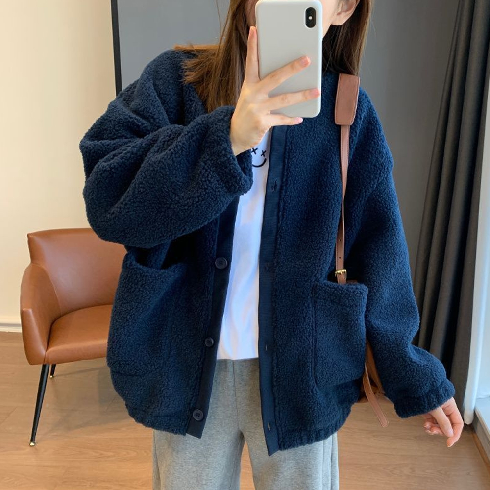 트루니 양털 포켓 데일리 점퍼 SD-251253 - 메인 이미지
