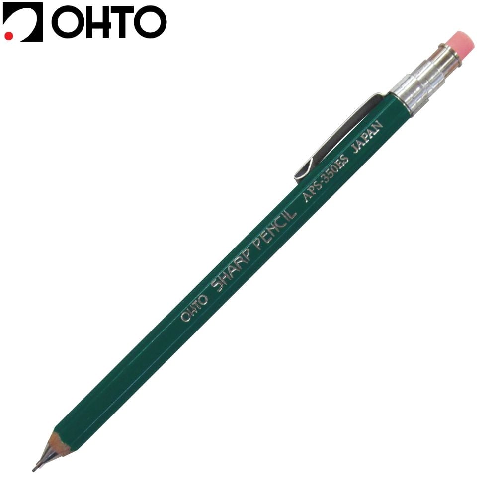 일본 OHTO 오토 목재 미니 샤프 0.5mm APS-350ES-GN - 상품 이미지