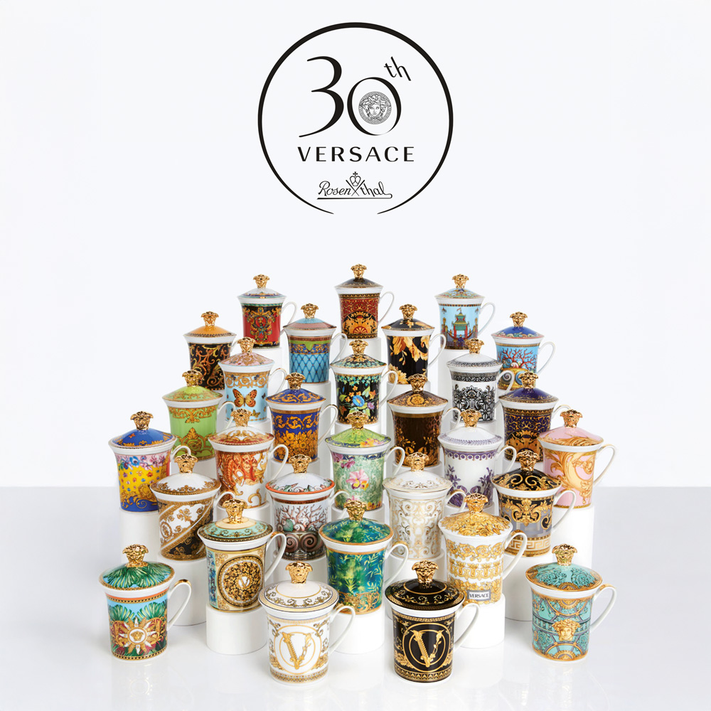 [베르사체] 30주년 컬렉션 머그 마케트리 1p (350ml) - 상세 이미지 2