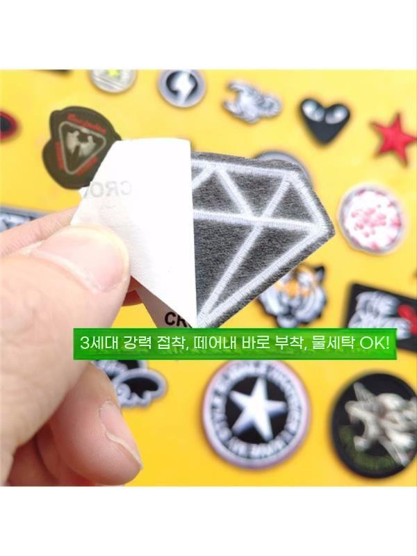 패딩 수선 스티커 패치 담배빵 셀프 리폼 보수용 의류 찢어짐 옷 구멍 - 상세 이미지 3
