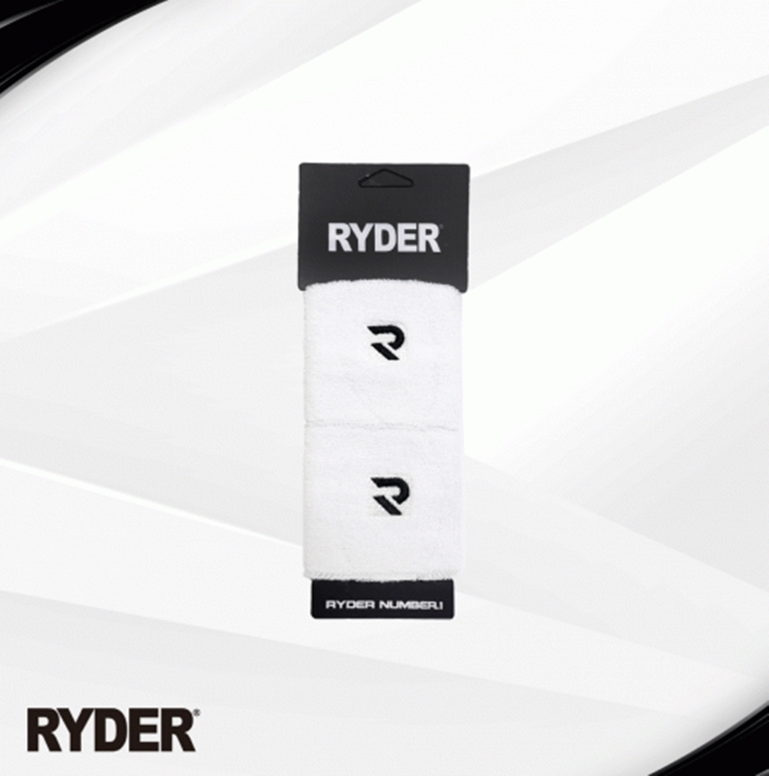 라이더 RYDER 손목밴드 블랙/화이트 클라이밍 러닝 스쿼시 헬스 테니스 배드민턴 - 상세 이미지 2