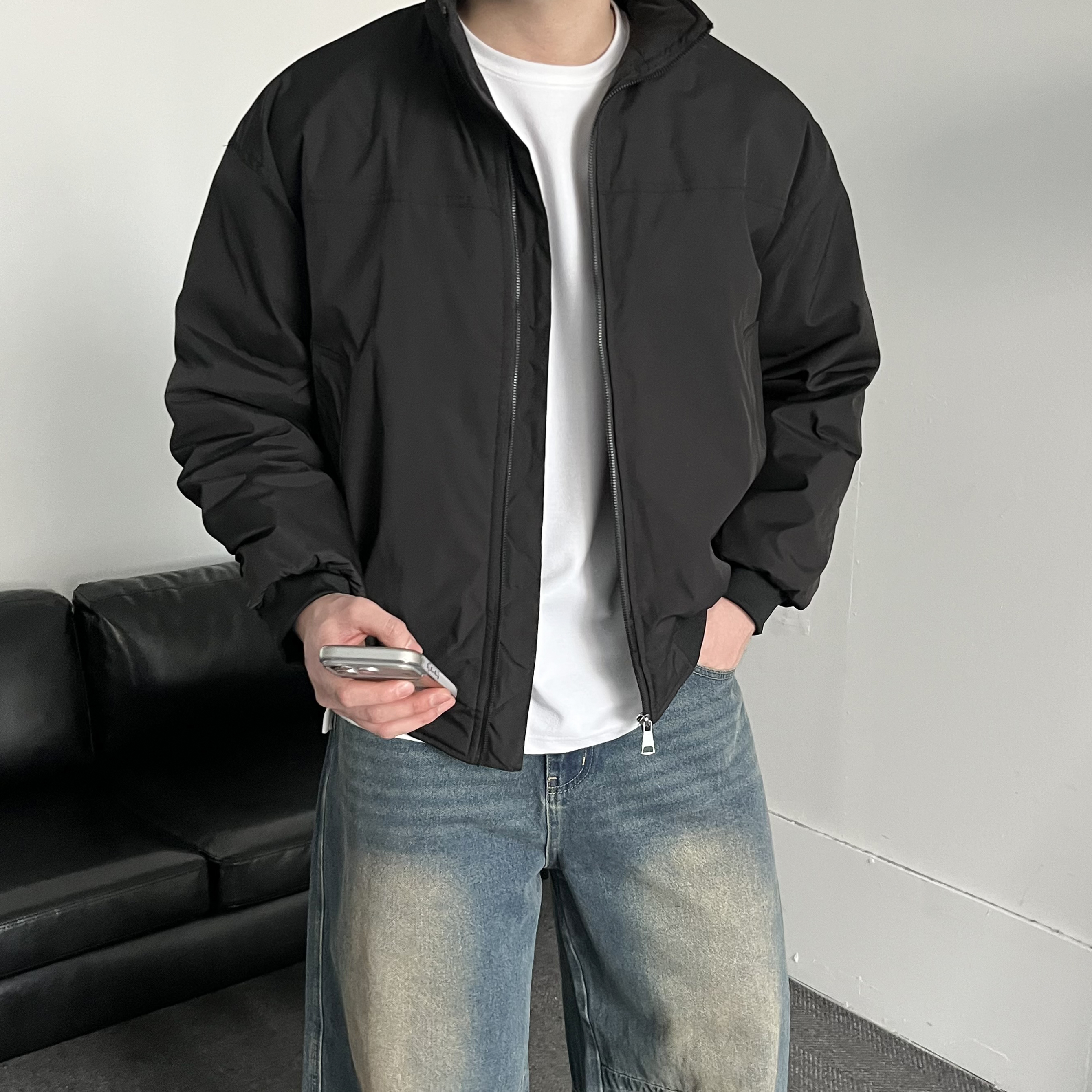 패딩점퍼 항공점퍼 블루종 MA-1 - 상품 이미지