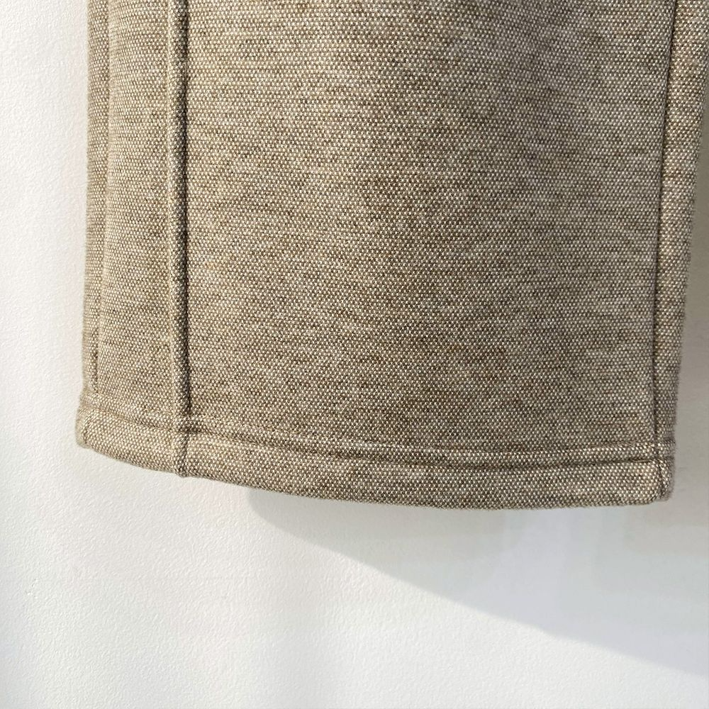 소프트 양털기모 절개 세미와이드 밴딩팬츠 여성 겨울 통팬츠 스판 - 상세 이미지 5