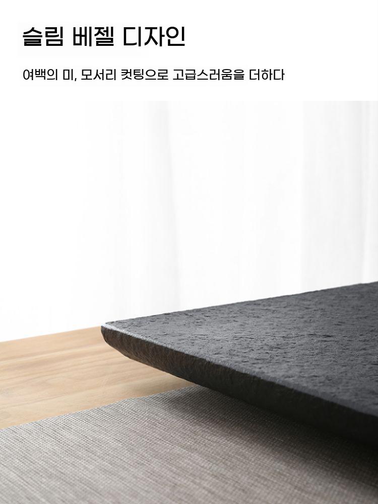 천연 오금석 다도 차판 석재 퇴수기 트레이 스톤 배수 받침대 차도구 다관 차다기 - 상세 이미지 4