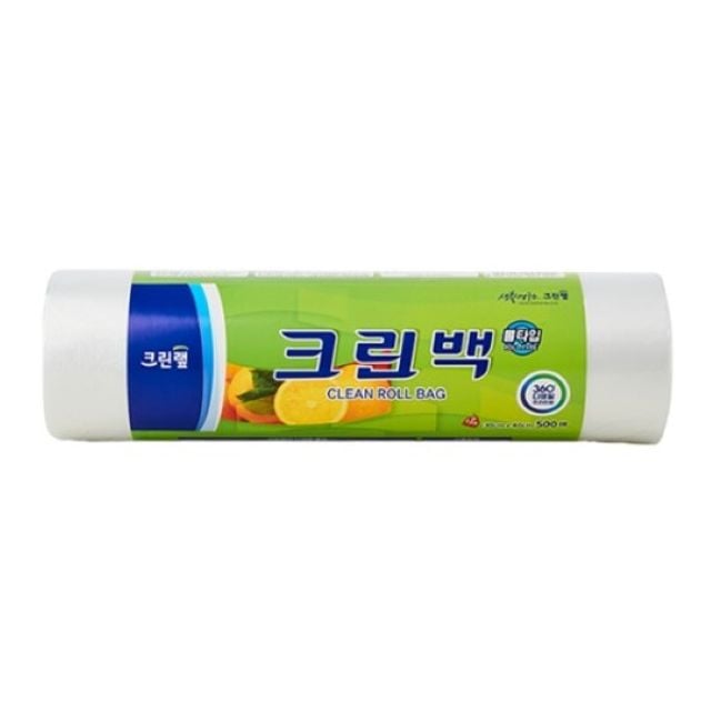 크린랲 크린롤백 대 500매 30x40 투명 비닐봉투 주방 - 상품 이미지