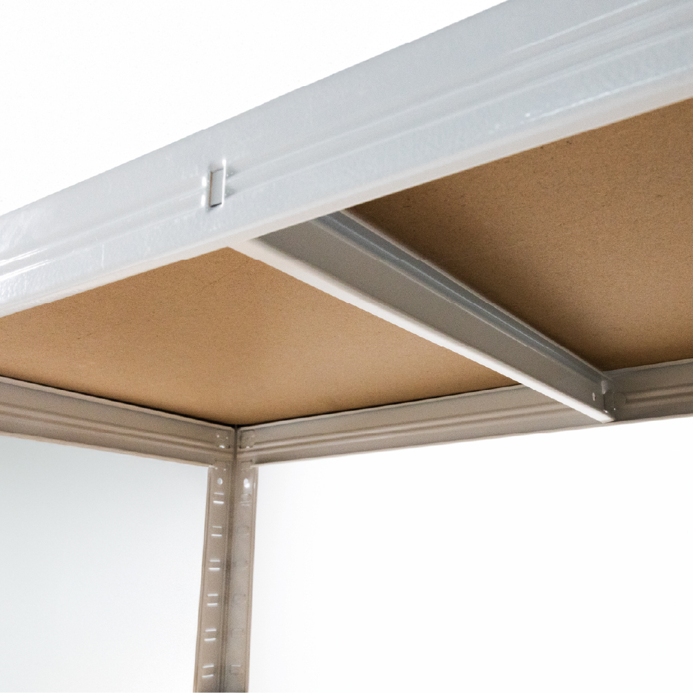 부원진열장 에코랙 튼튼한 130kg 조립식앵글 철제 선반 경량랙 7040180 5단