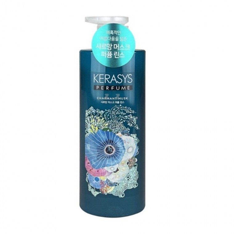 린스 헤어 케어 퍼퓸 머스크향 600ml 헤어트리트먼트 헤어팩 컨디셔너 - 상품 이미지