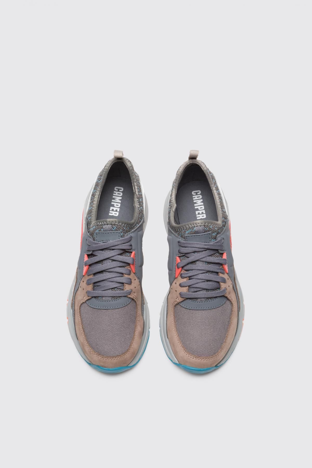 캠퍼 레트로 테크니컬 여성 로우탑 스니커즈 K200459-004 MULTICOLOR - 상세 이미지 4