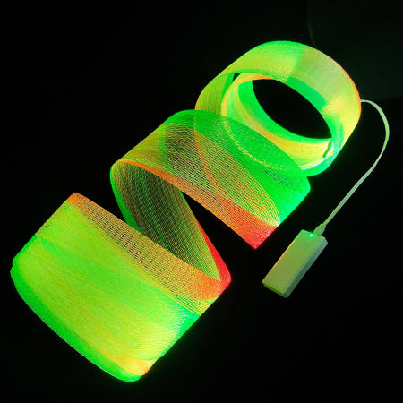 [해외]천장 및 크리스마스 트리용 샤이닝미 LED 광섬유 메쉬 조명 키트 - 가정용 실내 장식용 야광 네트 램프(6미터(6.6야드)) ['3 meters']