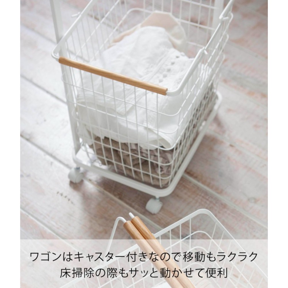 야마자키 이동식 세탁 바구니 Tosca Laundry Basket 이미지 7