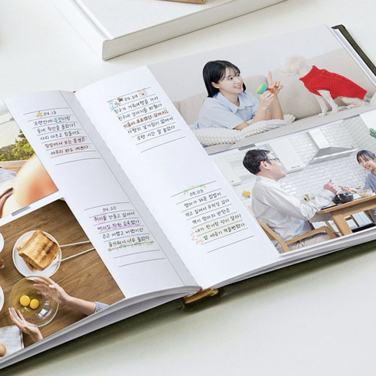 포토앨범 기록정리 가족사진보관책