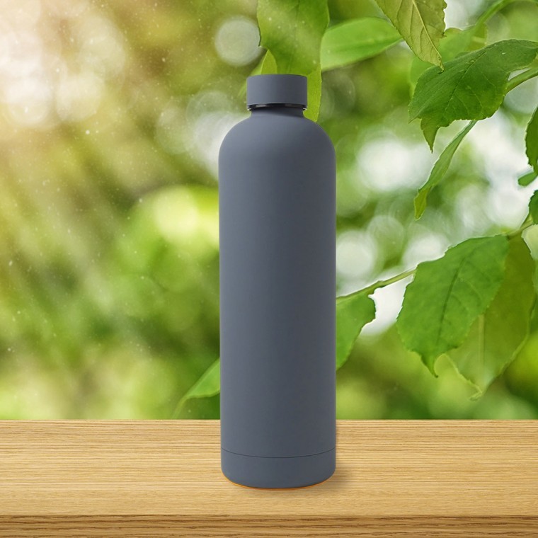 비비드 이중스텐 진공 보온병(750ml) (그레이) - 상품 이미지