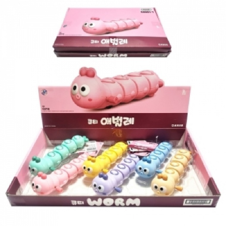 태엽애벌레 움직이는 애벌레 1박스 6개입 - 상품 이미지