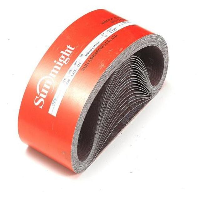 K35 태양연마벨트페이퍼 20장 100mm (4)(40)1롤(20장) - 상품 이미지