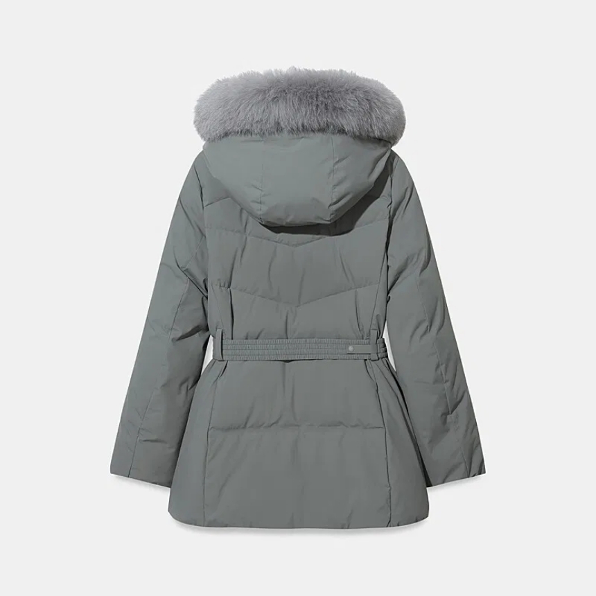 네파 패딩 여성 구스다운 거위털 겨울패딩 프리미아 벨티드