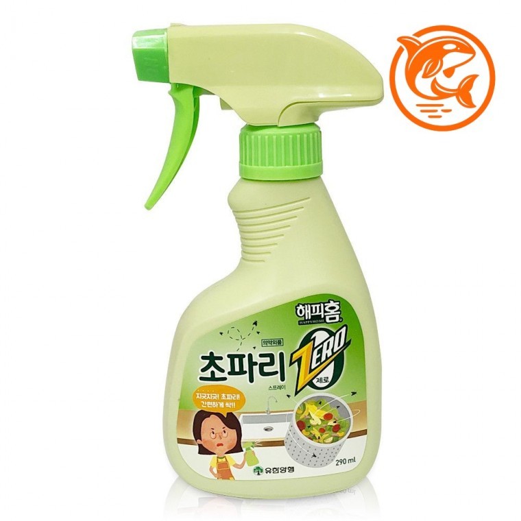 효과적인 초파리 퇴치 스프레이 290ml 실내 곤충 방역 날파리 제거제 - 상품 이미지