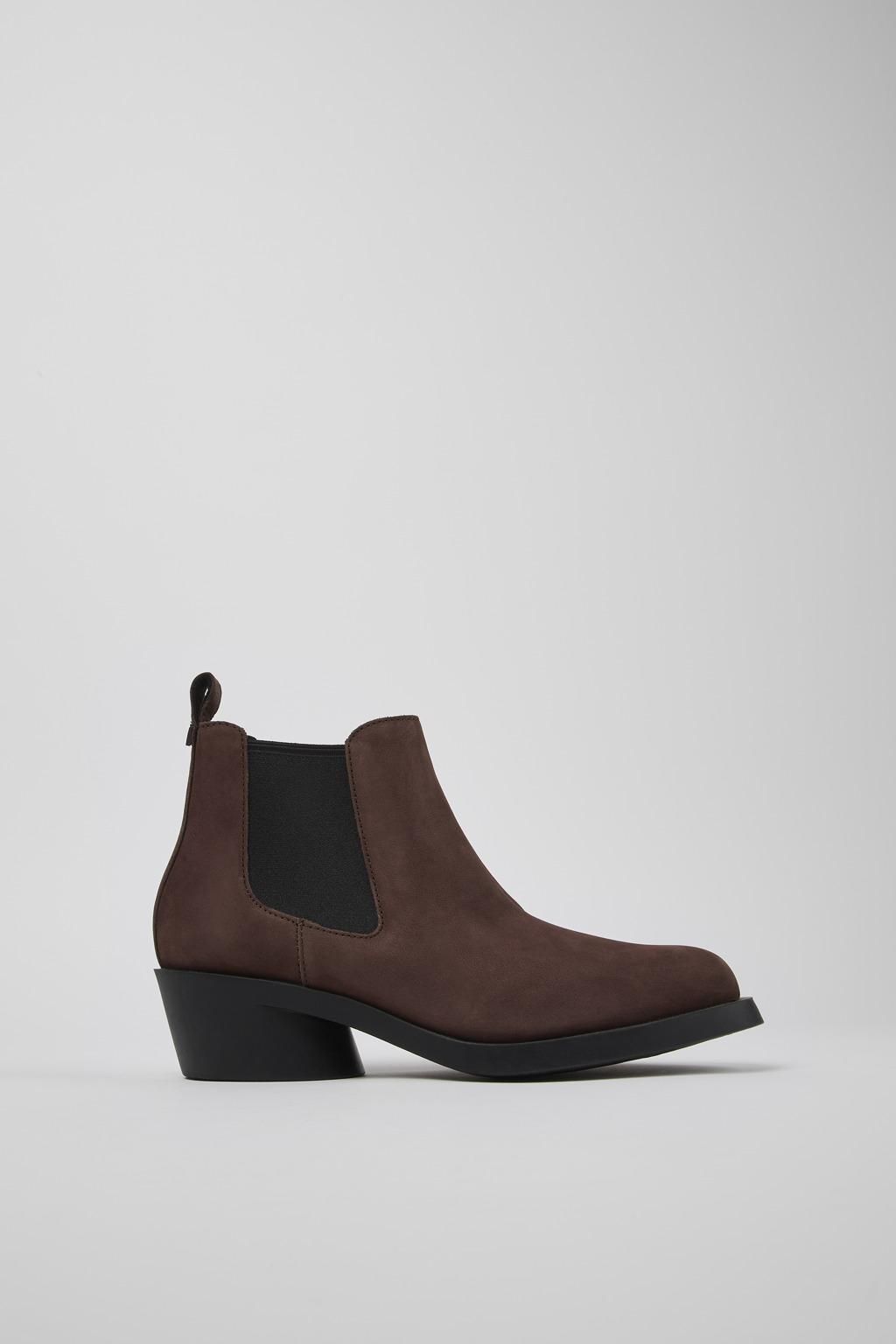 캠퍼 클래식 브라운 누벅 앵클부츠 Bonnie K400717-010 BROWN - 상품 이미지