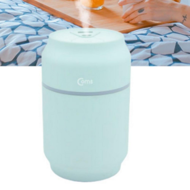 UBS 미니 가습기 세트 플렉시블 선풍기 LED 조명 소형