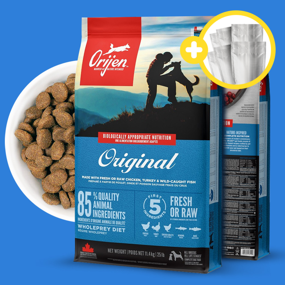 (+소분세트)오리젠 오리지날 독 11.4kg 푸들 말티즈 포메 비숑 전견종 사료