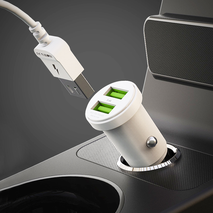 차량용 시가잭 충전기 USB 멀티 소켓 퀵차지 매립형 고속충전시거잭