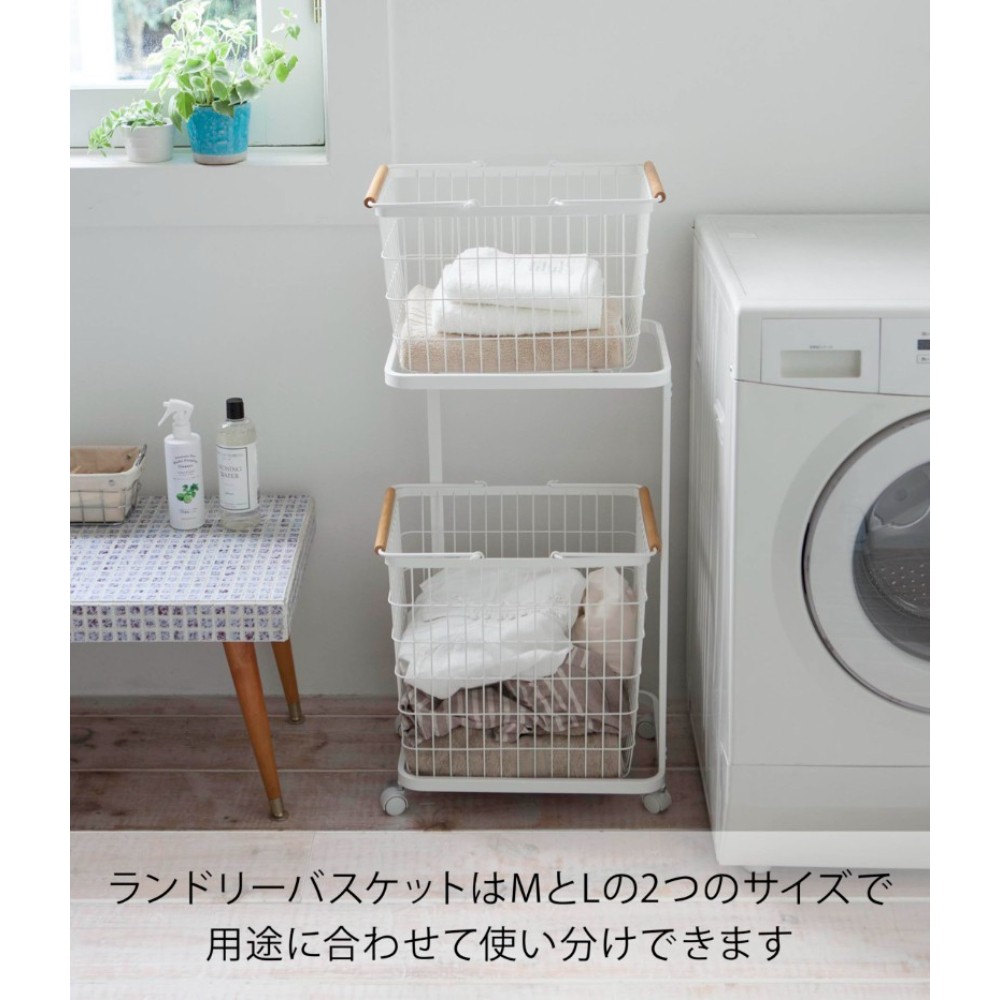 야마자키 이동식 세탁 바구니 Tosca Laundry Basket - 상세 이미지 3