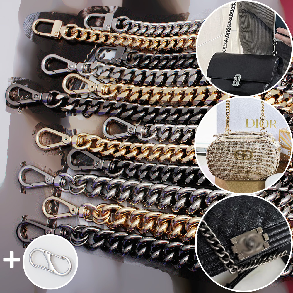 국산 초경량 알루미늄 체인 스트랩 줄 샤넬 보이백 빈티지 실버 바게트백 루이비통 디올 호환