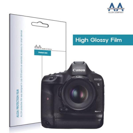 LCD보호필름 캐논 고광택 보호필름 전면하단상판총3장 1Dx Mark2