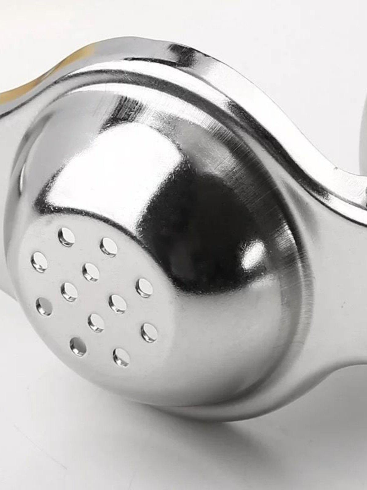 스텐 수동 레몬 착즙기 과일즙 짜는기계 미니 오렌지 스테인리스스틸 레몬클립 1개