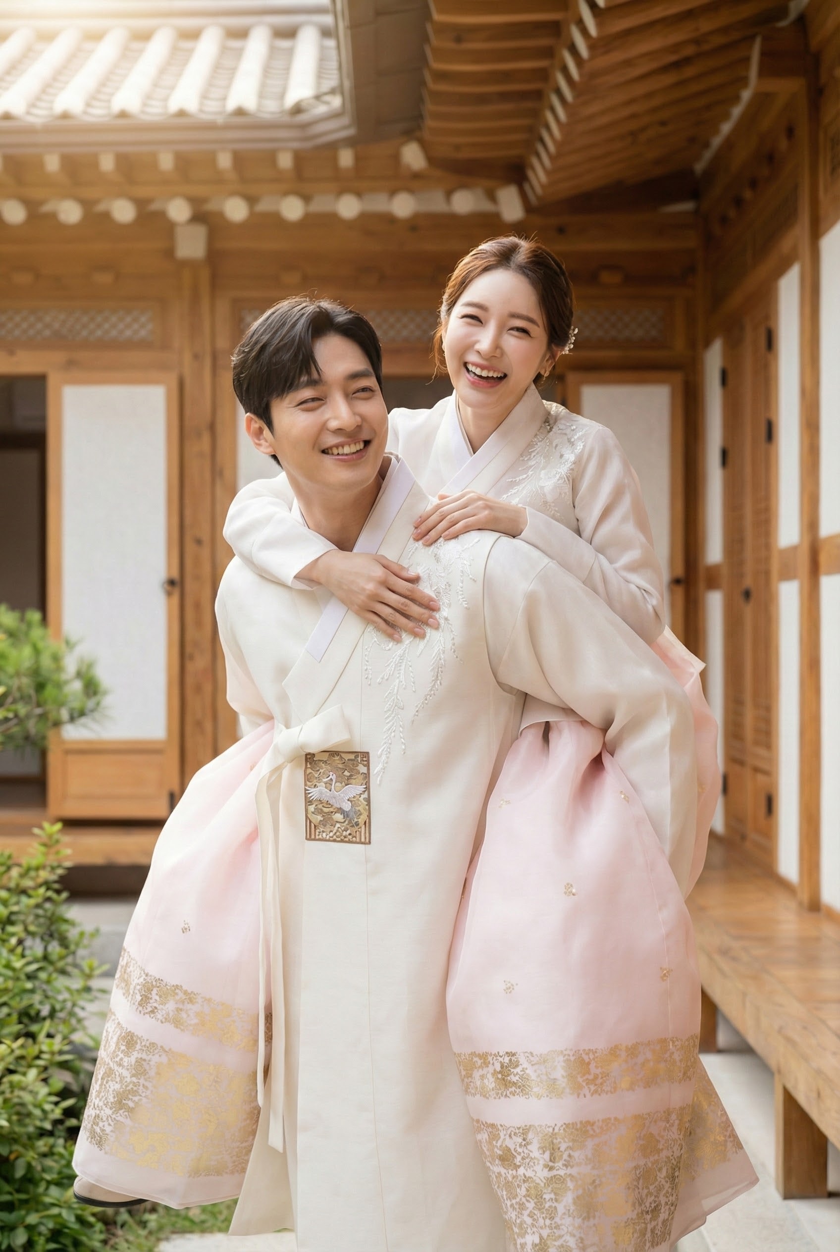 은가비한복 [반하다] 신랑신부 한복대여 결혼식 커플 웨딩촬영 2부 드레스 피로연 돌잔치 - 상세 이미지 3