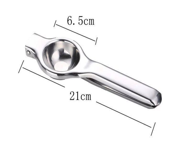 스텐 수동 레몬 착즙기 과일즙 짜는기계 미니 오렌지 스테인리스스틸 레몬클립 1개